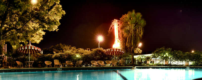 Austin Motel Pool, Austin, TX...on ACID!!!!