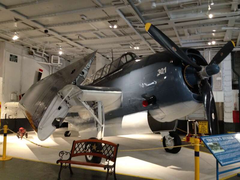 A Static Display at the USS Lexington below deck.