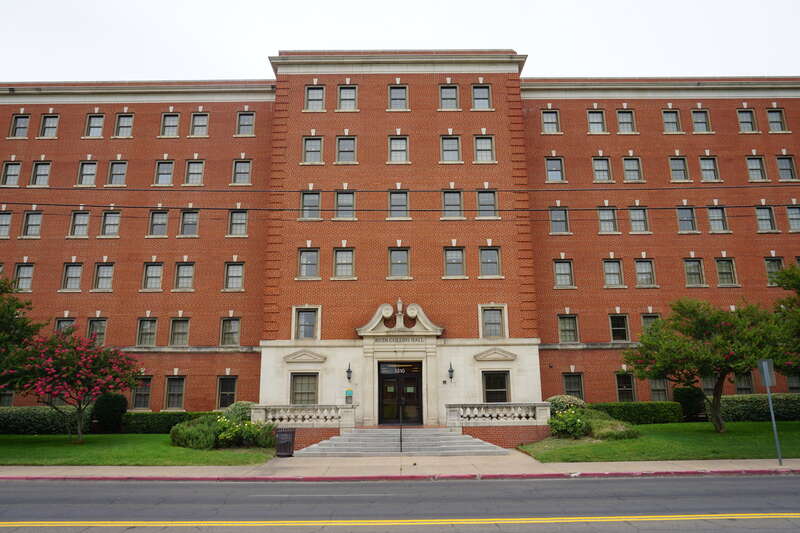 Collins Residence Hall on the campus of Baylor University in Waco, Texas (United States).