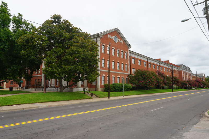 Dawson Residence Hall on the campus of Baylor University in Waco, Texas (United States).