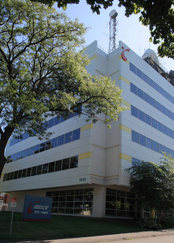 Connecticut Public Broadcasting, Inc. building, 1049 Asylum Avenue in Hartford, Connecticut, the home of CPTV and WPNR


Camera location41° 46′ 19.66″ N, 72° 42′ 00.51″ W View this and other nearby images on: OpenStreetMap 41.772128;  -72.700143
