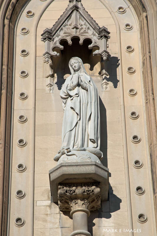The Reverend Stephen Badin, who came to perform the first Catholic marriage in Fort Wayne, helped the local Catholics select the site that would become Cathedral Square.  In 1831, for $100, they purchased a large portion of the present square from