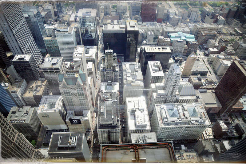 Chicago (ILL) Willis Tower ( Ex. SEARS Tower ) 1974, east side " the loop "