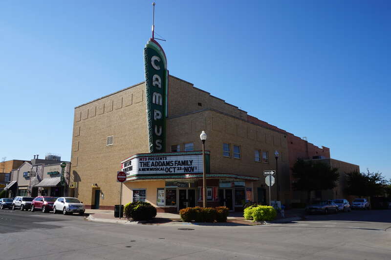 The Campus Theatre in Denton, Texas (United States).