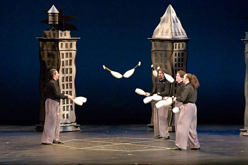 The Flying Karamazov Brothers in  "LIFE: A Guide for the Perplexed"