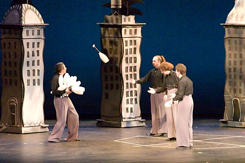 The Flying Karamazov Brothers in  "LIFE: A Guide for the Perplexed"