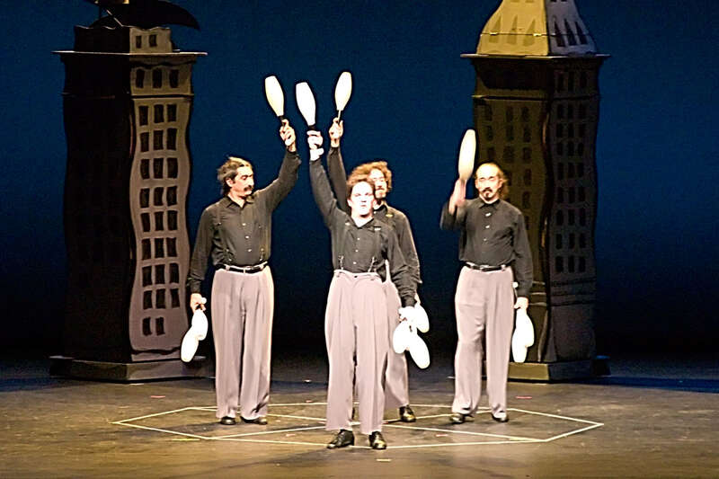 The Flying Karamazov Brothers in  "LIFE: A Guide for the Perplexed"