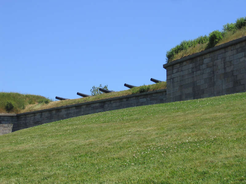 <a href="http://www.nine3.com/MDC/history.html" target="_blank">Fort Independence</a>, Castle Island, South Boston.   Quickly appreciated for its strategic location for the protection of Boston from sea attack, the first fortification on