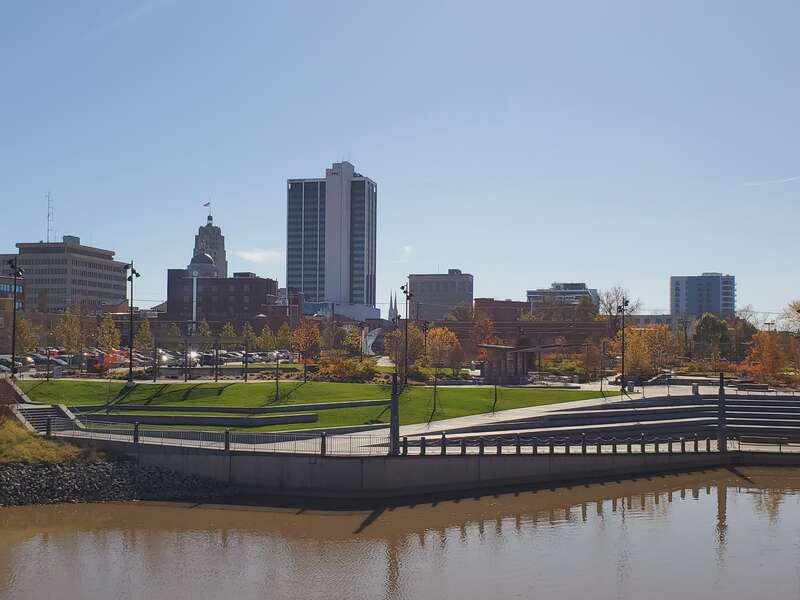 downtown fort wayne in the park