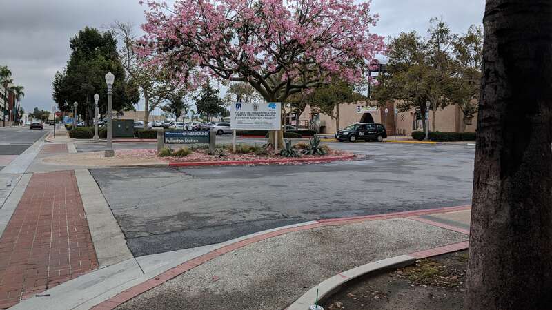 Fullerton Train Station Entrance