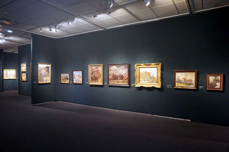 The Construction gallery at the Grohmann Museum in Milwaukee, Wisconsin (United States).