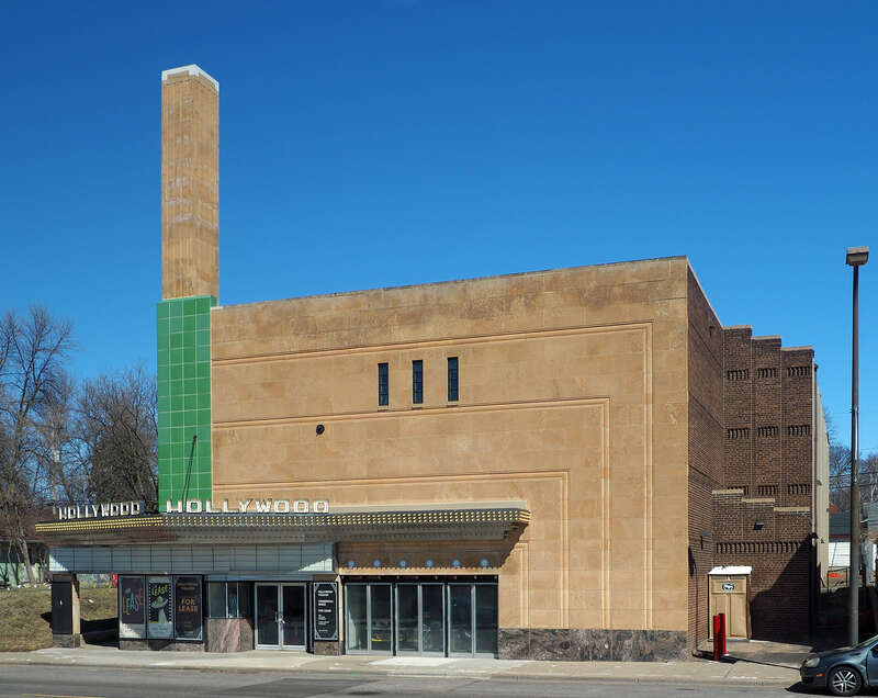 Hollywood Theater, 2815 Johnson Street NE, Minneapolis, Minnesota, USA. Viewed from the southwest. 





This is an image of a place or building that is listed on the National Register of Historic Places in the United States of America. Its reference