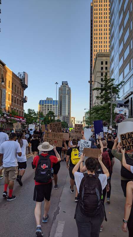 Columbus, Ohio George Floyd protest, June 2, 2020.