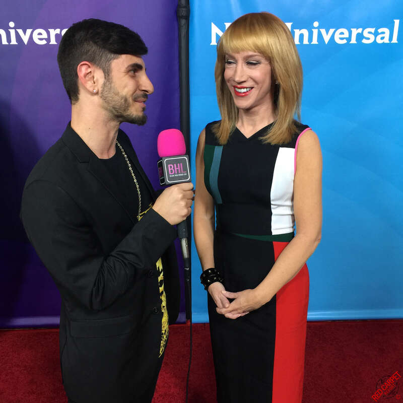 Kathy Griffin at the 2015 Television Critics Association’s Press Tour for the NBC Universal TV show announcements, interviews with cast and creators at The Langham Huntington Hotel in Pasadena, CA on January 15, 2015
