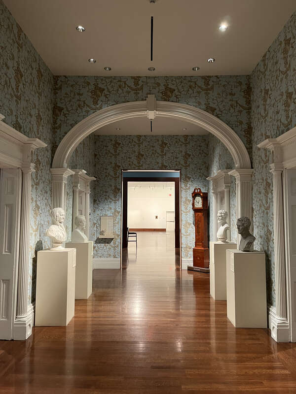 Architectural elements of the Kilgour Mansion preserved in the Cincinnati Art Museum in 2022