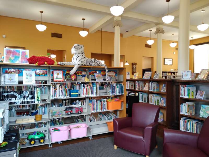 Children's area inside the Old Colorado City Library. Part of the Pikes Peak Library District.