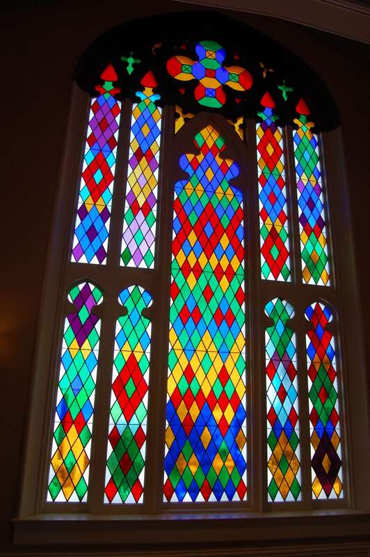 Old Louisiana State Capitol stained glass window (east face)