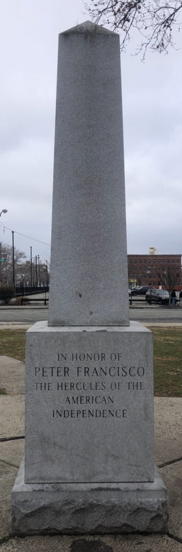 Peter Franscisco Momument Ironbound Newark