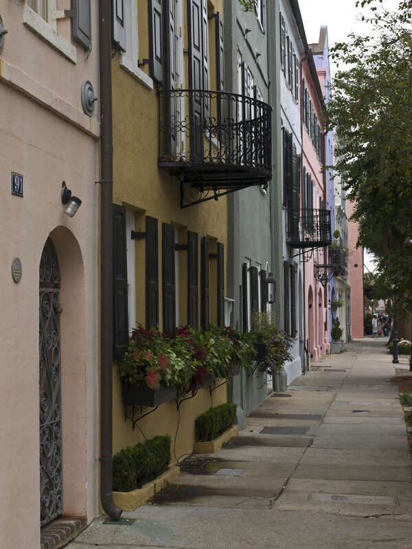 Rainbow Row, Charleston