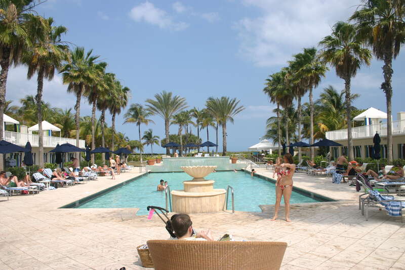 Sitting Poolside