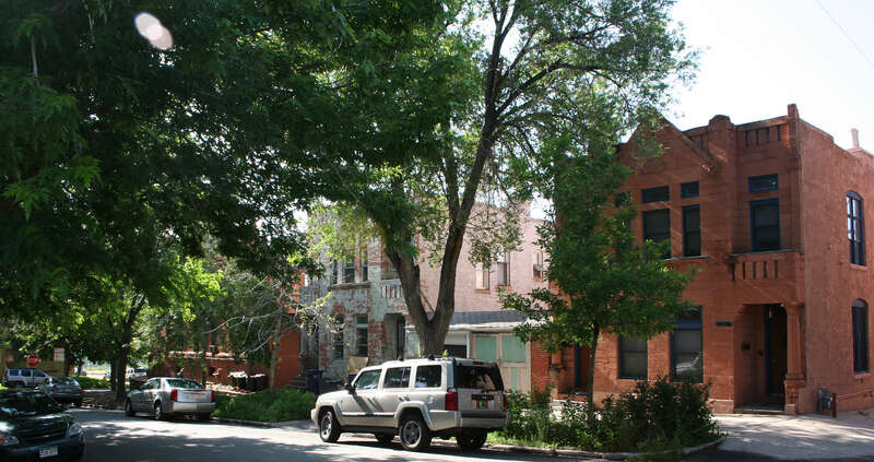 Stonemen's Row Historic District in Denver, Colorado