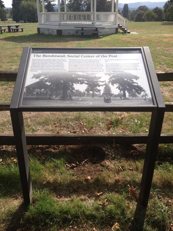 The Bandstand: Social Center of the Post