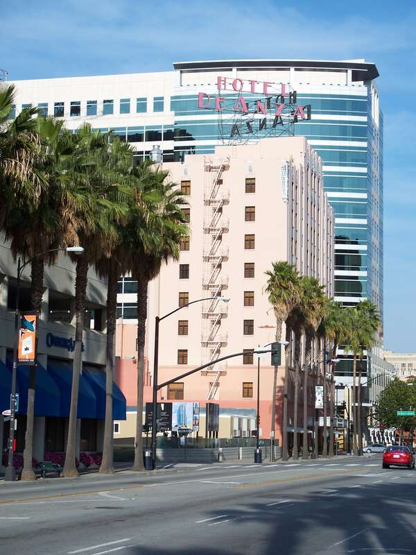 De Anza hotel. 233 West Santa Clara Street. San Jose, California, USA