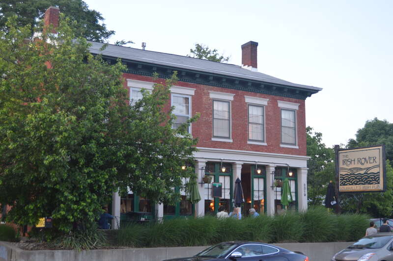 Front of Widman's Saloon and Grocery, located at 2317-2319 Frankfort Avenue (U.S. Route 60) in Louisville, Kentucky, United States.  Built in 1852, it is listed on the National Register of Historic Places.