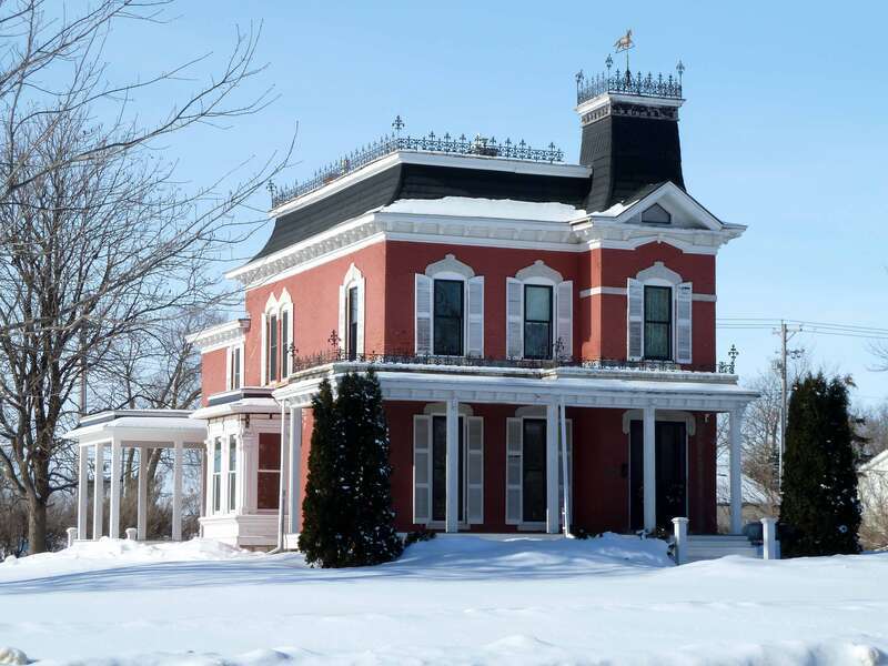 William Strong House, Spring Valley, Minnesota, USA.