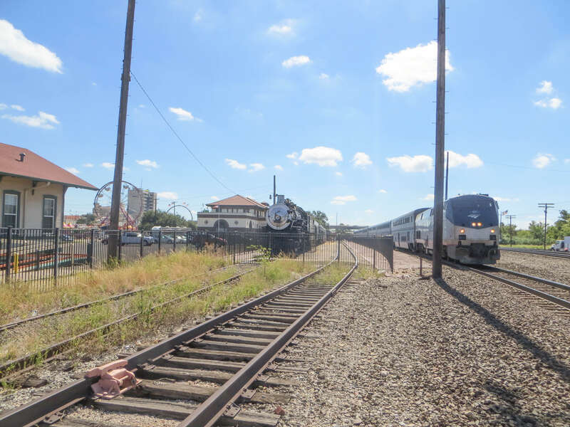 20140910 17 Amtrak &amp; AT&amp;SF, Temple, Texas AT&amp;SF 3423