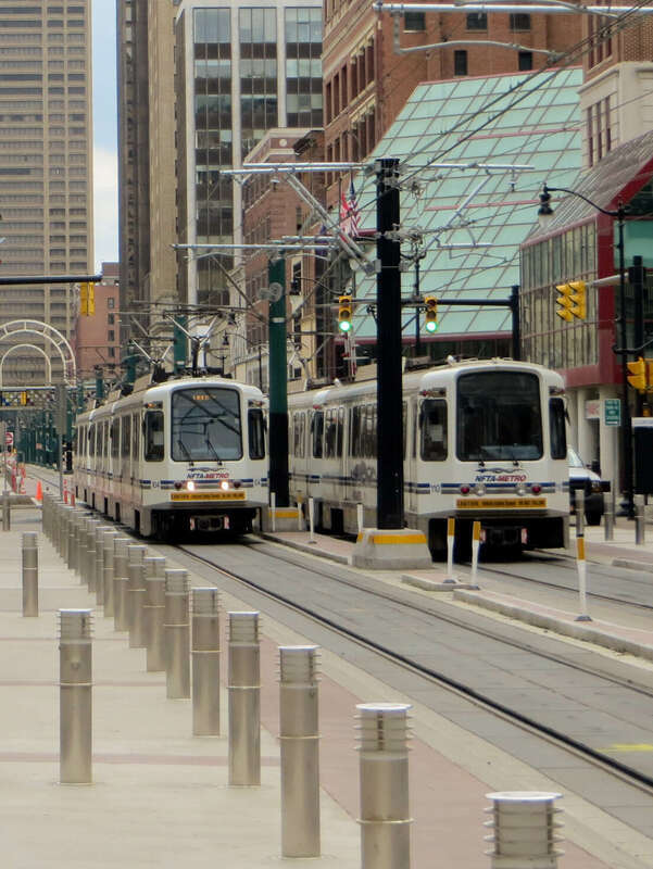20150827 61 NFTA Light Rail @ Fountain Plaza