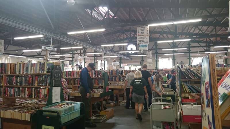 The Friends of the Library of Alachua County fall book sale, October 25, 2016.