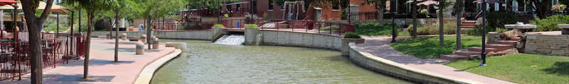 The Arkansas Riverwalk in Pueblo, Colorado, USA, on July 7, 2017