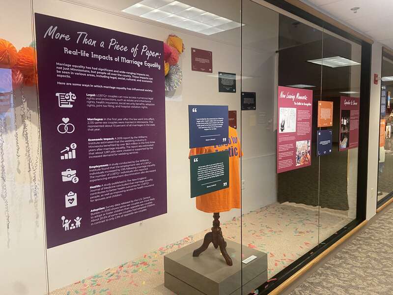 At Last-10th Anniversary of Marriage Equality in Minnesota exhibit
Hjemkomst Center
202 1st Ave N, Moorhead, Minnesota, USA

Historical and Cultural Society of Clay County