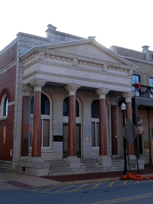 Benton County National Bank in downtown Bentonville, Arkansas