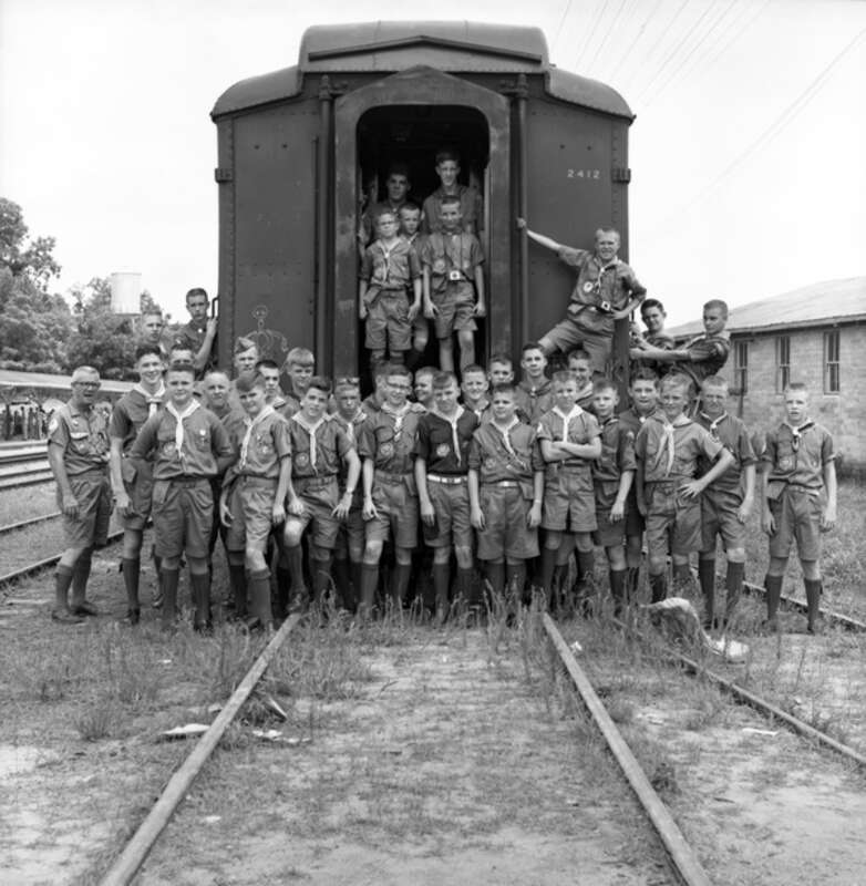 Persistent URL: floridamemory.com/items/show/262760
Local call number: TD00838
Title: Boy Scout Troop 74 in Tallahassee, Florida
Date: July 16, 1960
Physical descrip: 1 photonegative - b&amp;w - 60 mm.
Series Title: Tallahassee Democrat