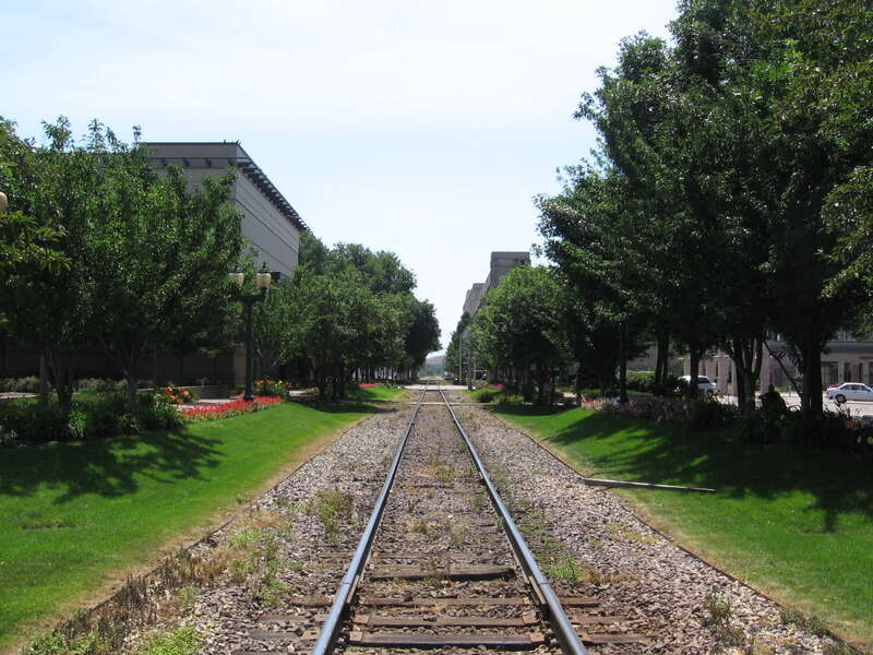 CRANDIC urban railway in Cedar Rapids