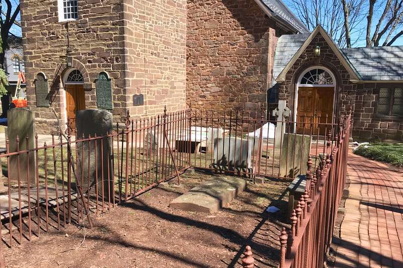 Graves of Abraham Beach and his daughter and grandson in the churchyard of Christ Church in New Brunswick, New Jersey. 





This is an image of a place or building that is listed on the National Register of Historic Places in the United States of