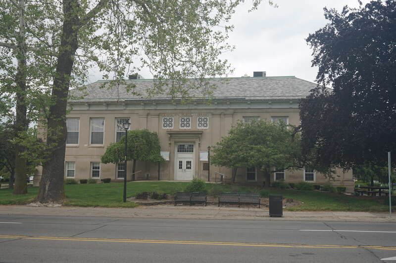 The Dearborn Public Library Bryant Branch Library in Dearborn, Michigan (United States).