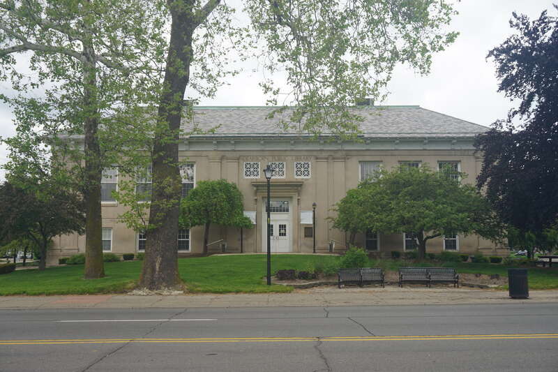 The Dearborn Public Library Bryant Branch Library in Dearborn, Michigan (United States).