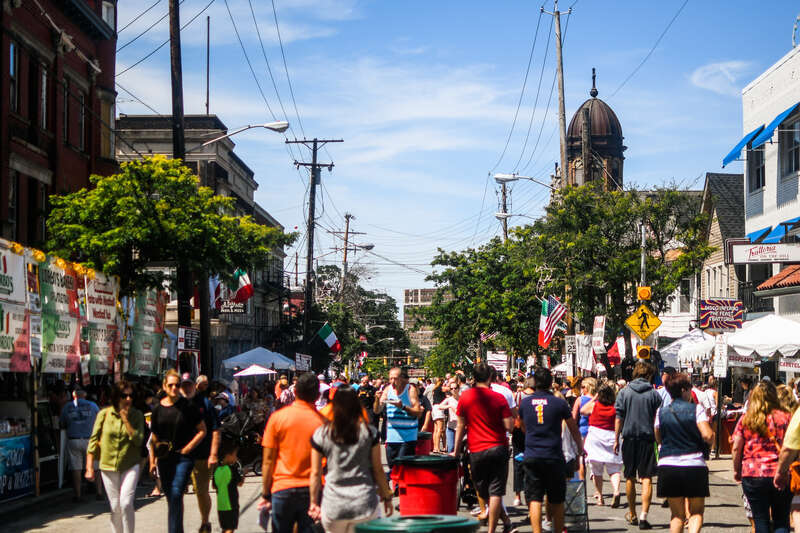 Feast of the Assumption in Little Italy Cleveland