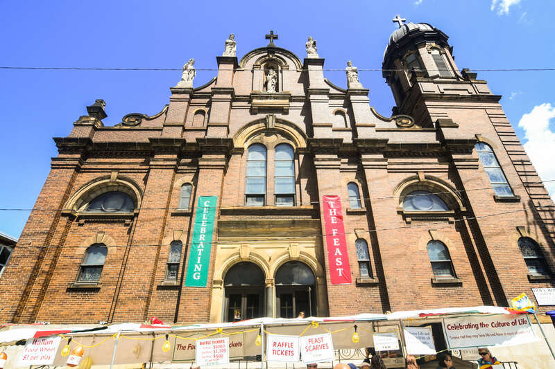 Feast of the Assumption in Little Italy Cleveland