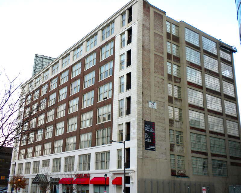 Harris Building in Philadelphia.  On NRHP since August 31, 2001. At 2121–2141 Market Street near Market St. Bridge in 
 Logan Square neighborhood of Center City
