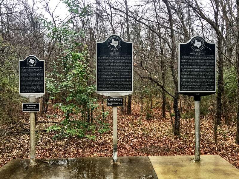 The other two are:
Site of Bird's Fort
Sloan-Journey Expedition of 1838

(This image represents an Open Plaques entry)