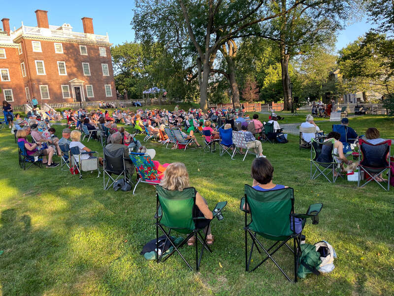 Concert Under the Elms at the John Brown House (Providence, Rhode Island): Atwater-Donnelly with Cathy Clasper-Torch and Erin Lobb Mason.