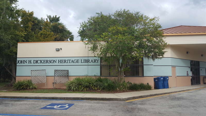 A view of the library from Keech Street.