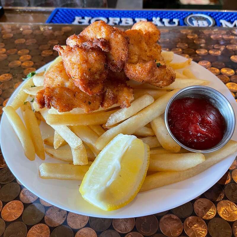 Schtnizelfingers at Kathrin's Biergarten, Rocklin, California.