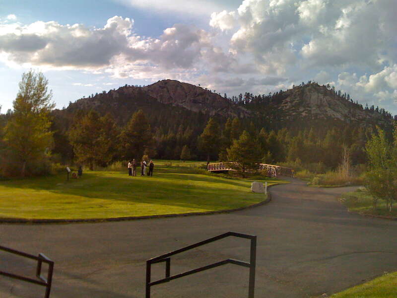 Wedding rehearsal at Lake Tahoe Golf Course, Lake Valley State Recreation Area, California, USA