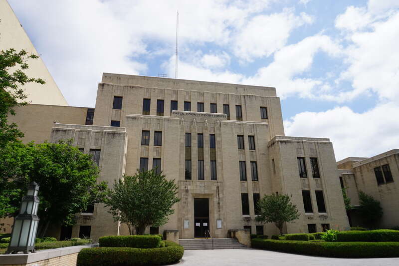 The Gregg County Courthouse in Longview, Texas (United States).