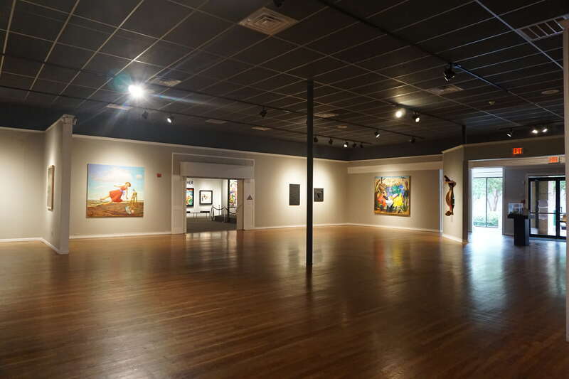 The Wrather Gallery inside the Longview Museum of Fine Arts in Longview, Texas (United States).